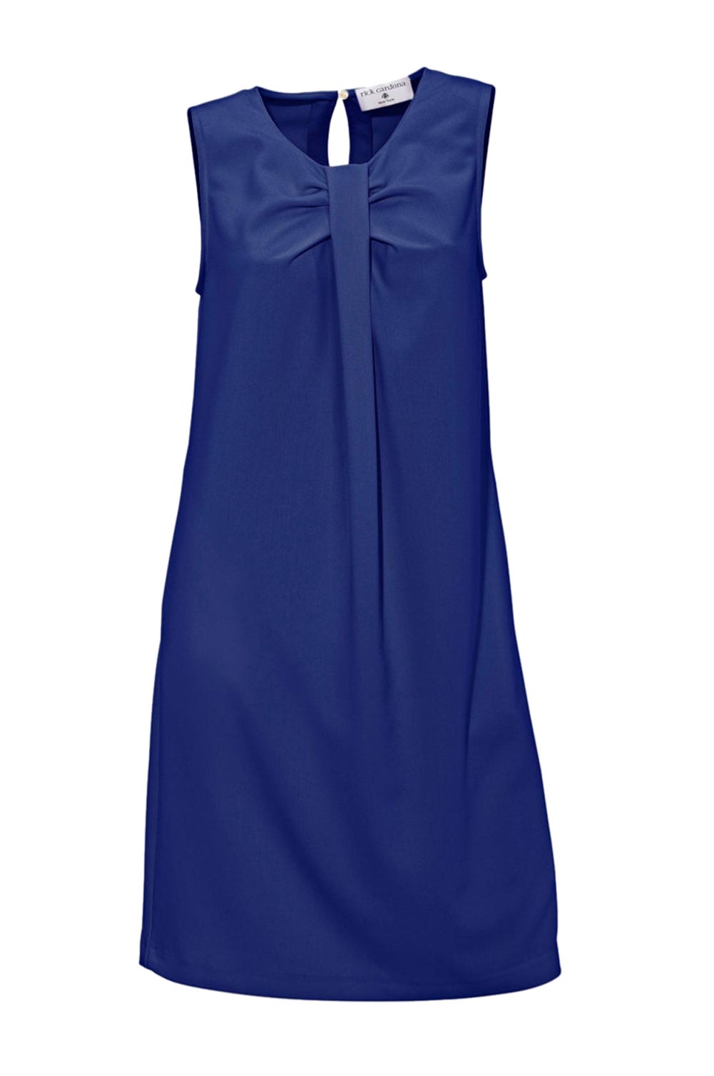 Rick Cardona Damen Designer-Etuikleid, azurblau