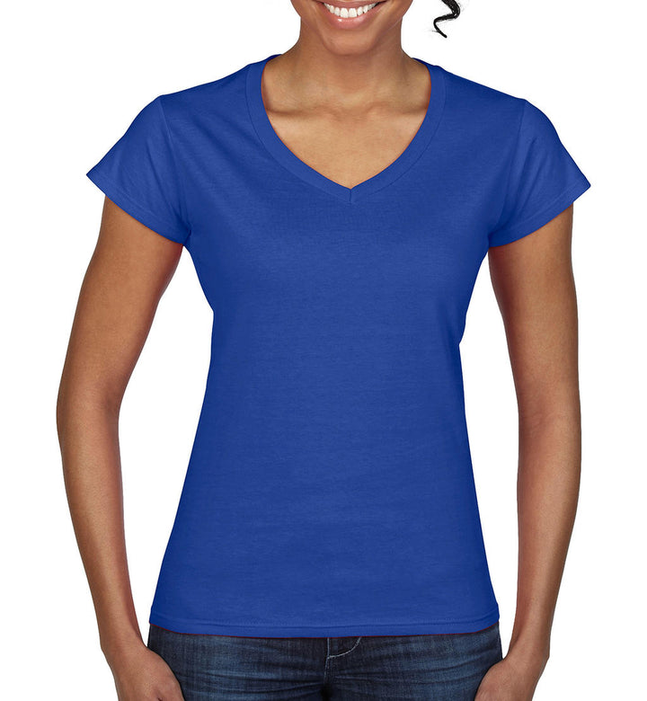 Gildan Ladies Softstyle® V-Neck Damen T-Shirt