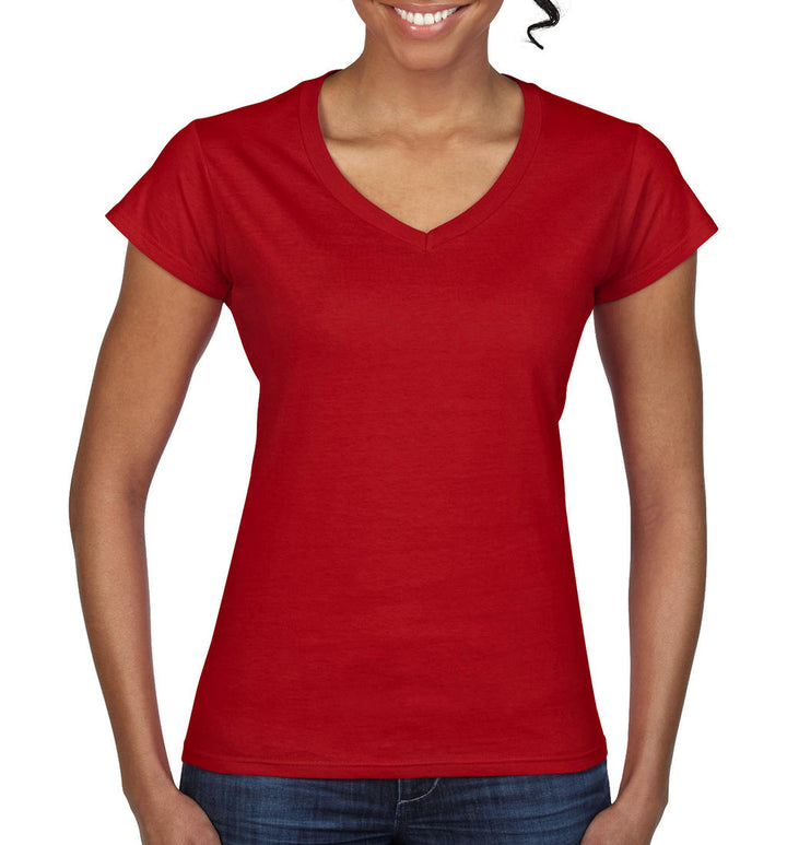 Gildan Ladies Softstyle® V-Neck Damen T-Shirt