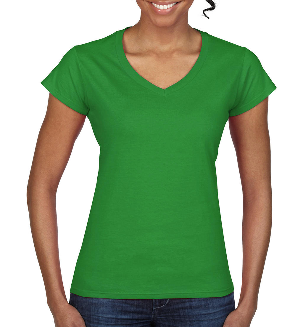 Gildan Ladies Softstyle® V-Neck Damen T-Shirt