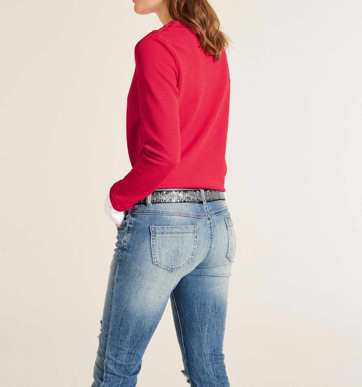 Heine Damen 2-in-1-Shirt, rot