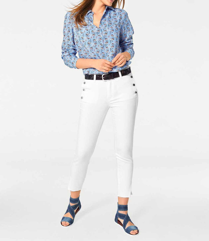Heine - Best Connections Damen Skinny-Jeans, weiß