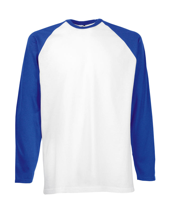 Fruit of the Loom Long Sleeve Herren Baseball T-Shirt
