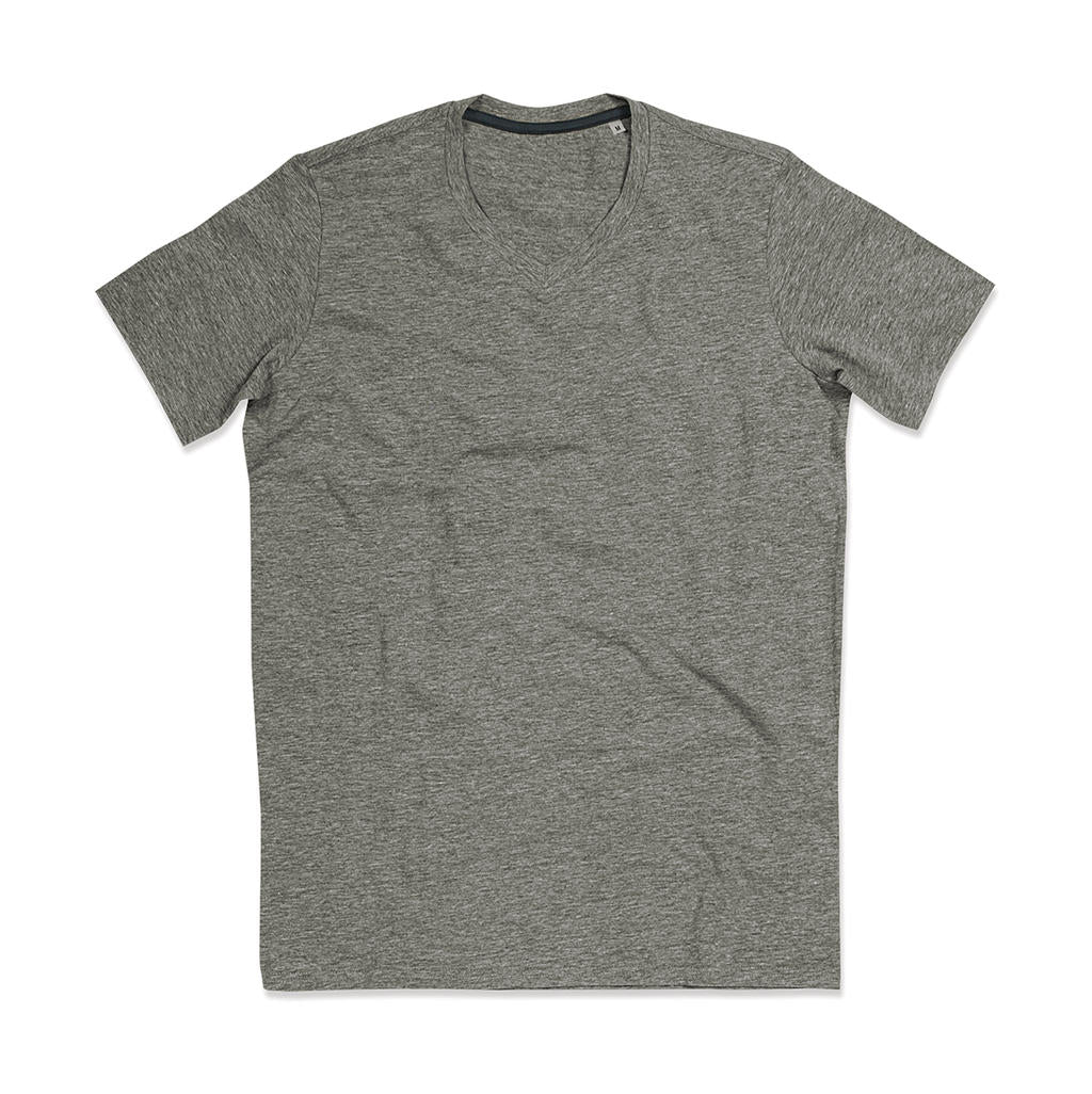 Stedman Herren T-Shirt V-Ausschnitt Basic Kurzarm Shirt Weich Tshirt
