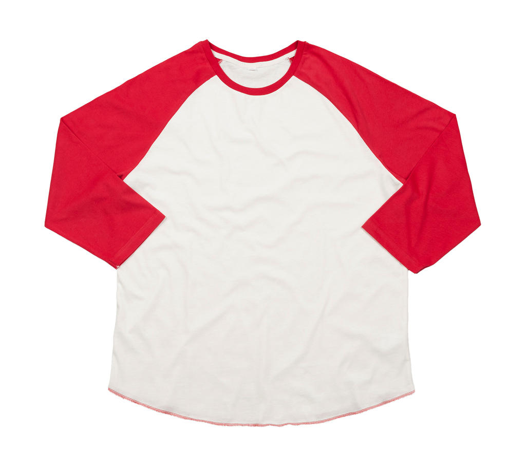 Mantis Herren Sportshirt Baseball T-Shirt Langarm Baumwolle 3/4 Arm