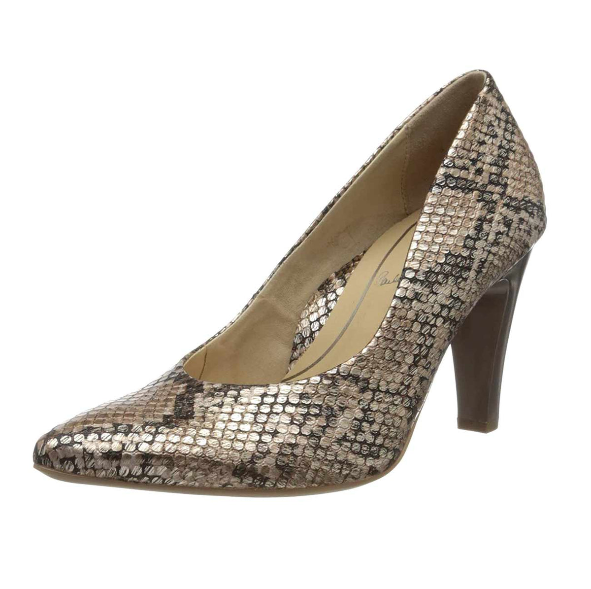 ARA Damen Marken-Pumps, taupe-metallic