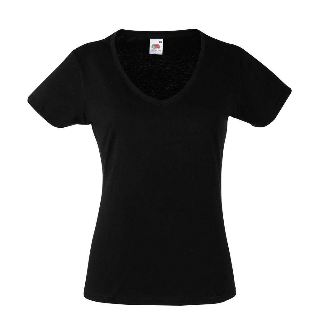 Fruit of the Loom Valueweight V-Neck T Lady-Fit Damen T-Shirt