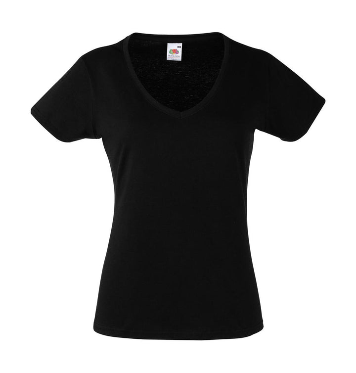 Fruit of the Loom Valueweight V-Neck T Lady-Fit Damen T-Shirt