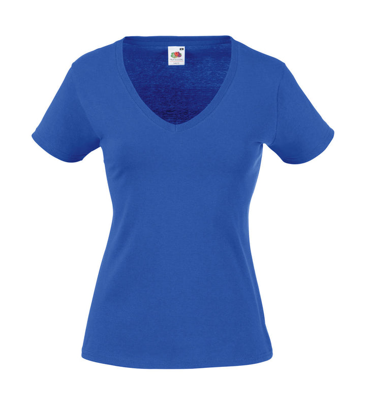 Fruit of the Loom Valueweight V-Neck T Lady-Fit Damen T-Shirt