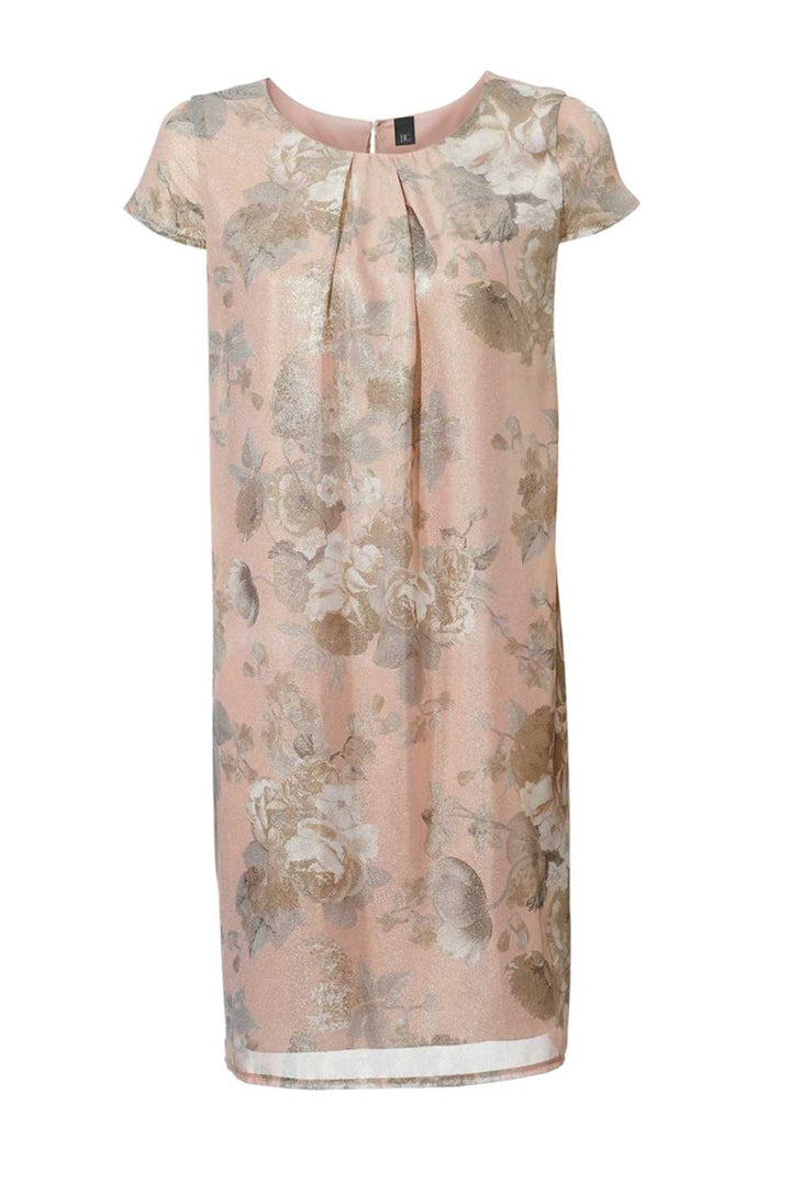 Heine - Best Connections Damen Druckkleid, puder-gold