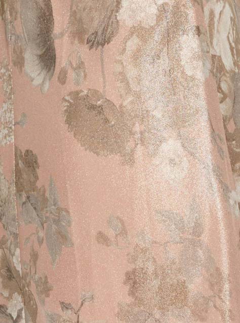 Heine - Best Connections Damen Druckkleid, puder-gold