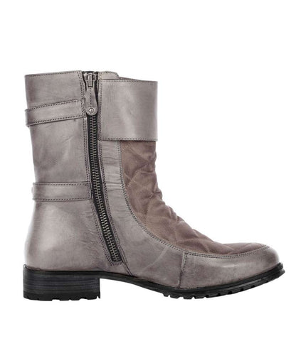 Xyxyx Damen Stiefelette, grau-taupe