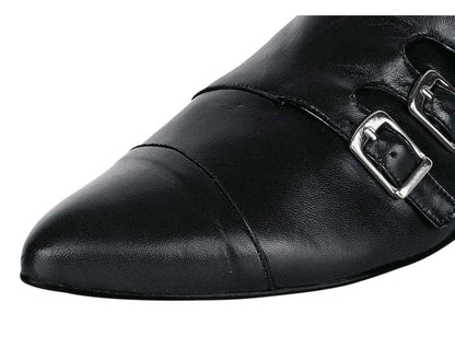 Heine Damen Slipper, schwarz