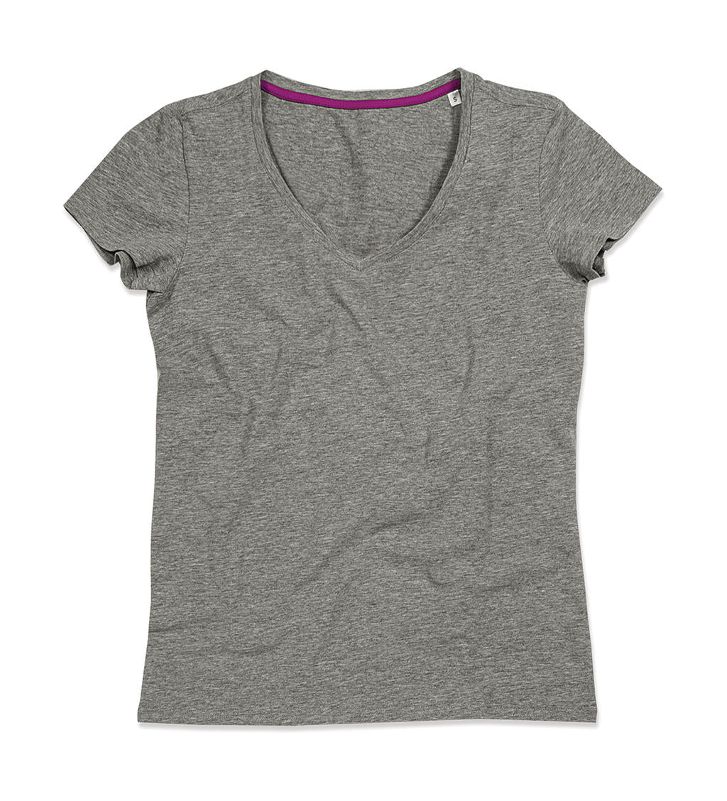 Stedman Damen V-Shirt Basic T-Shirt Shirt T Shirt kurzarm V-Ausschnitt