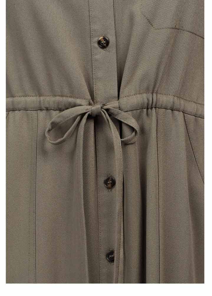 Tamaris Damen Marken-Kleid, khaki