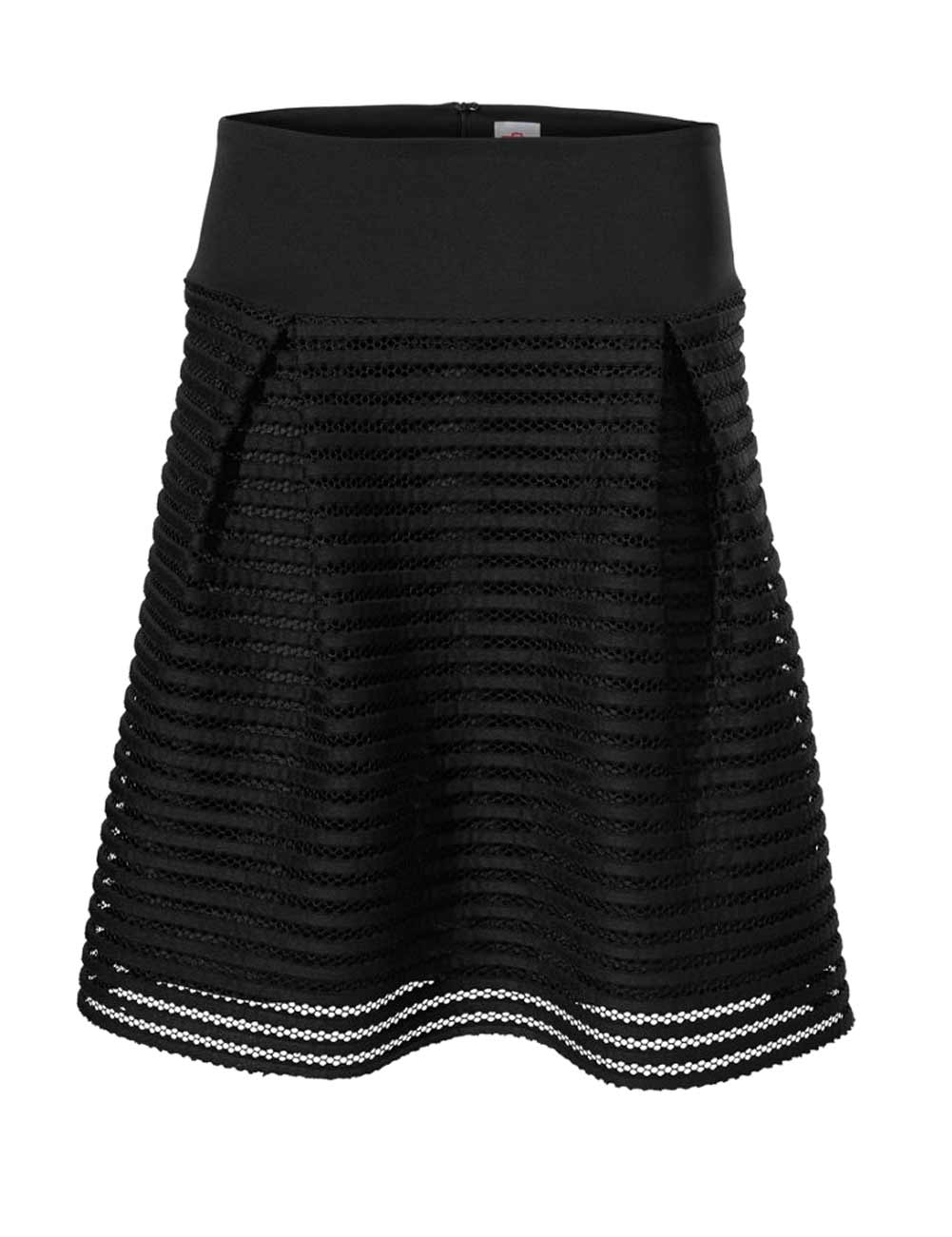 Rick Cardona Damen Designer-Tellerrock, schwarz