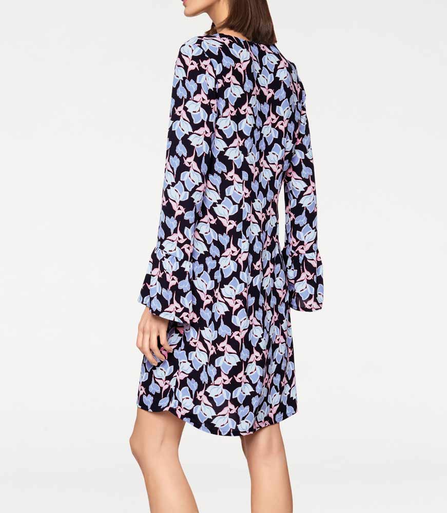 Rick Cardona Damen Designer-Druckkleid, bunt