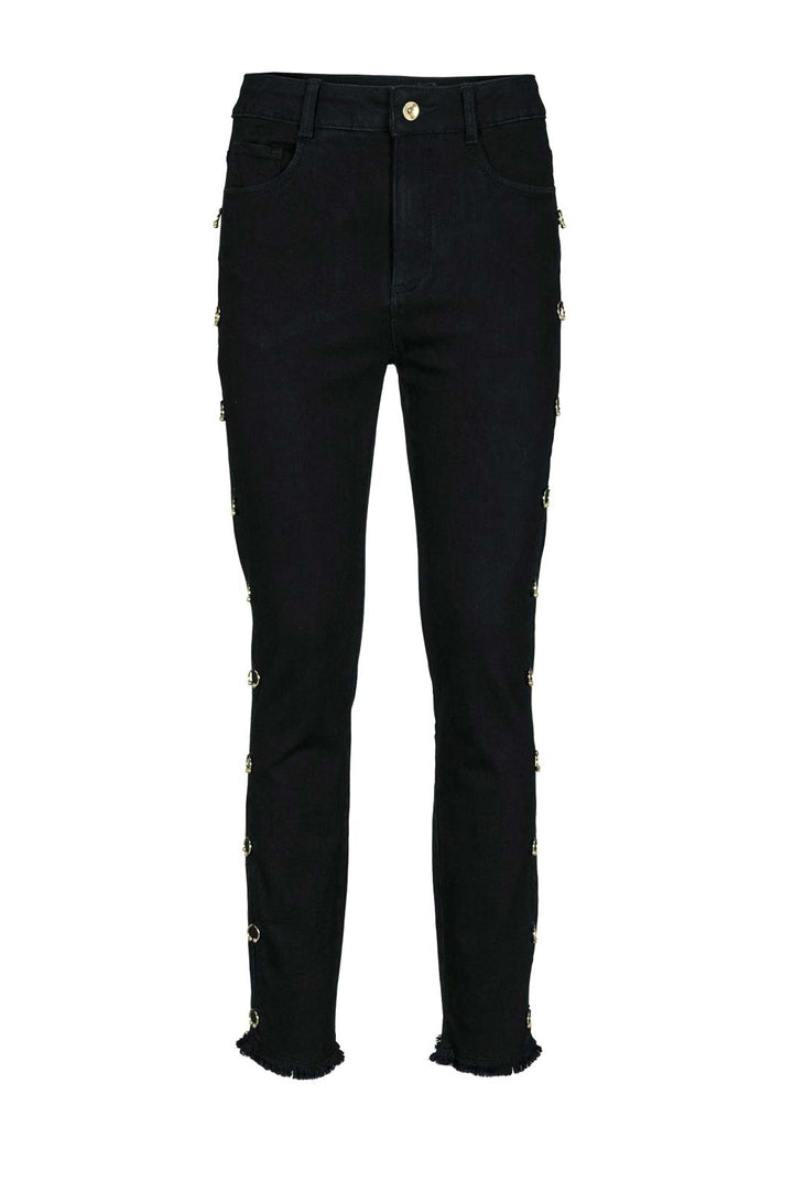 Heine Damen Skinny-Jeans, schwarz