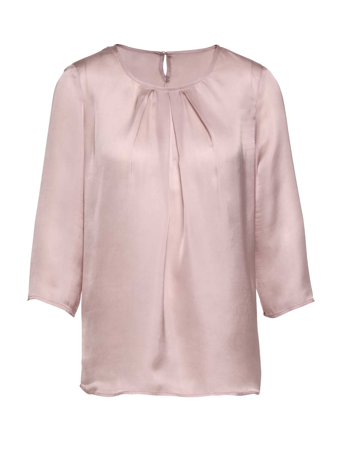 CRéATION L PREMIUM Damen Cupro-Bluse, rosé