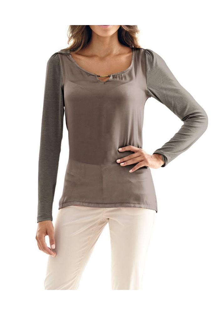 Travel Couture By Heine Blusenshirt, taupe