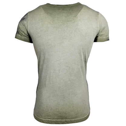 Rusty Neal Batik Herren T-Shirt No Mercy mit Front Logo Print Kurzarm