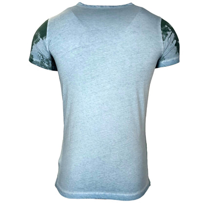Rusty Neal Batik Herren T-Shirt No Mercy mit Front Logo Print Kurzarm