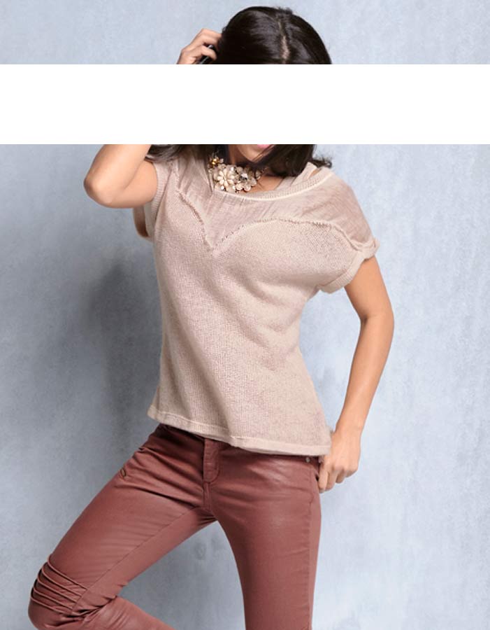 Heine Damen Pullover + Top, rosé