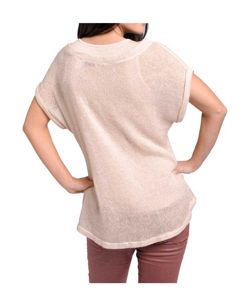 Heine Damen Pullover + Top, rosé