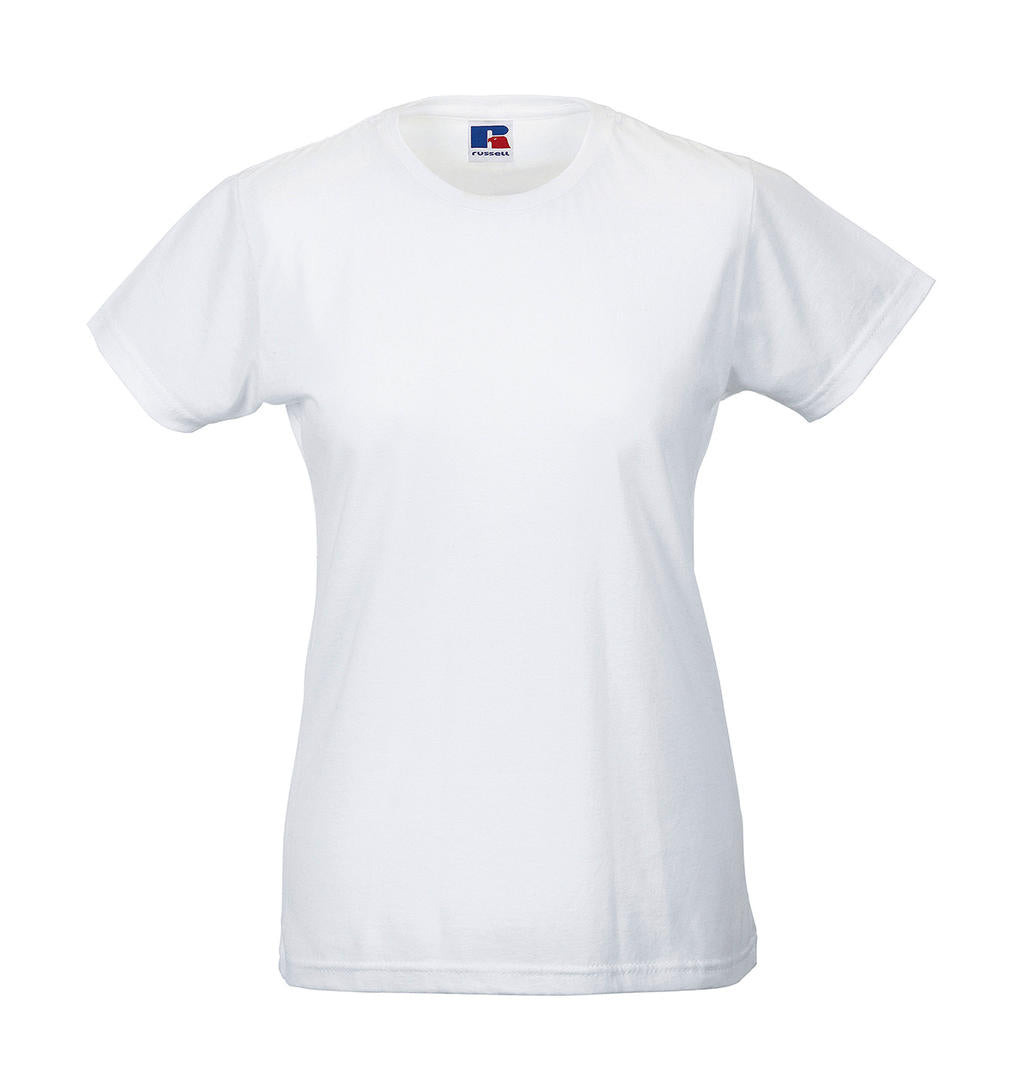 Russel Damen Rundhals T Shirt T-Shirt Basic Shirt Tee Shirt kurzarm
