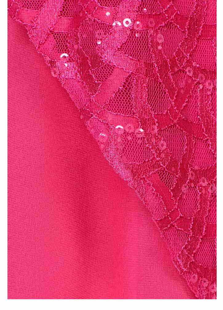 Select By Hermann Lange Damen Designer-Tunika mit Pailletten, pink