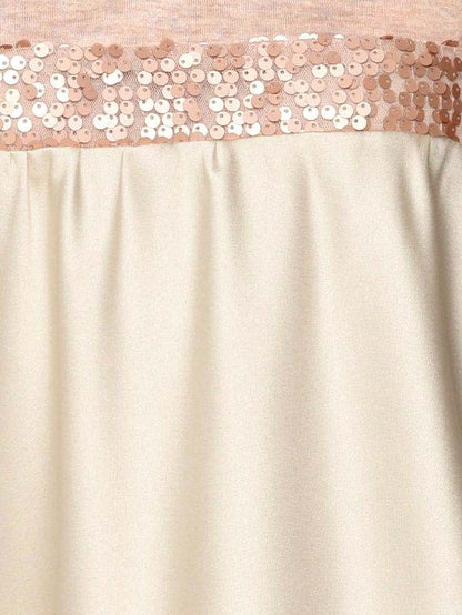 Linea Tesini Damen Designer-Patchshirt, rosé-melange