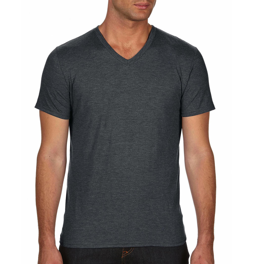 Anvil Adult Tri-Blend V-Neck Herren T-Shirt