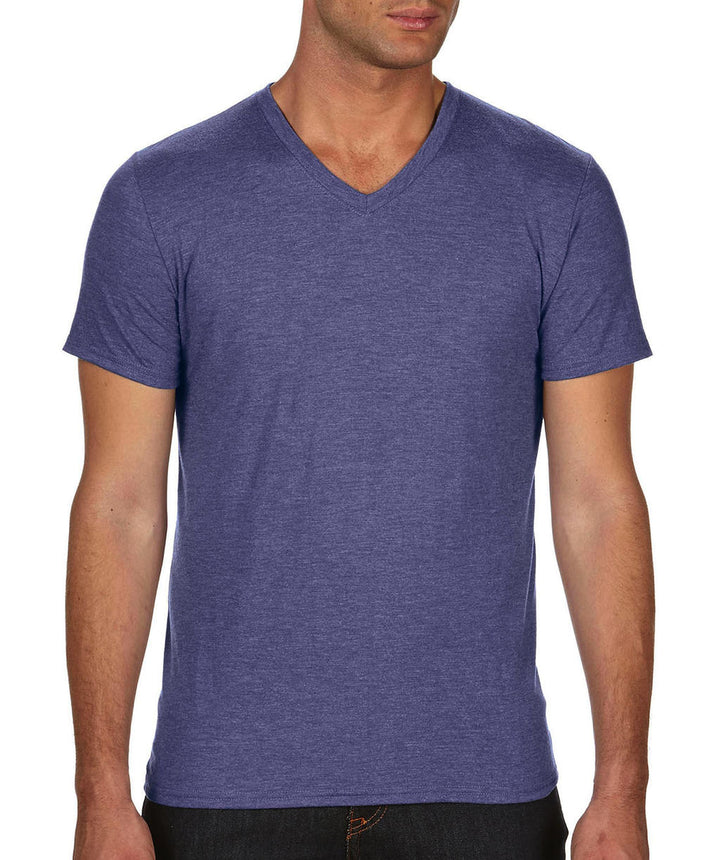 Anvil Adult Tri-Blend V-Neck Herren T-Shirt