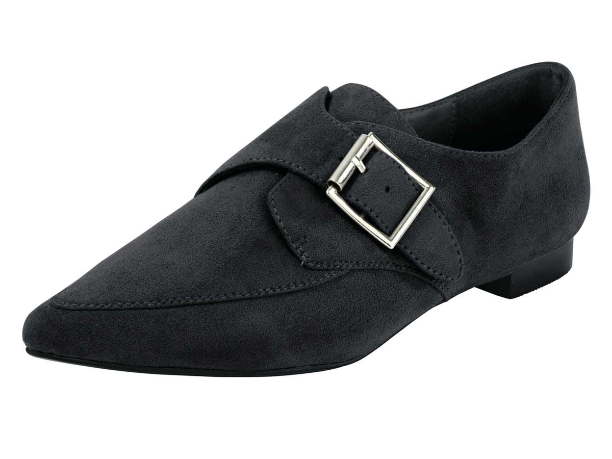 Heine Damen Slipper, schwarz