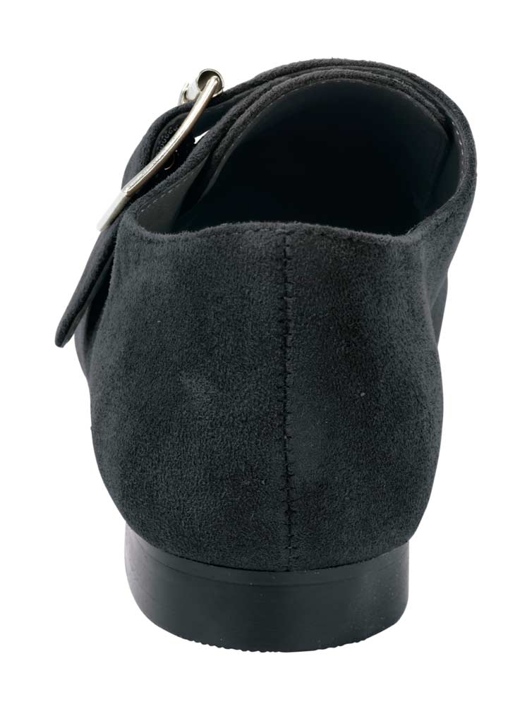 Heine Damen Slipper, schwarz