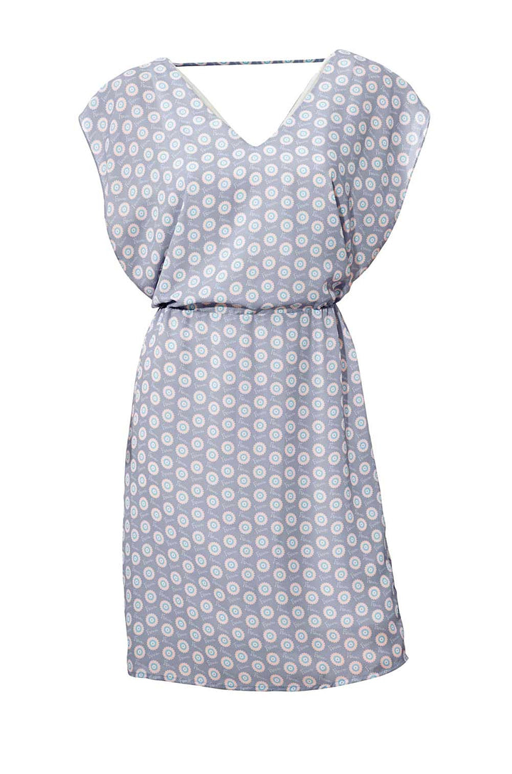 Heine - Best Connections Damen Druckkleid, grau