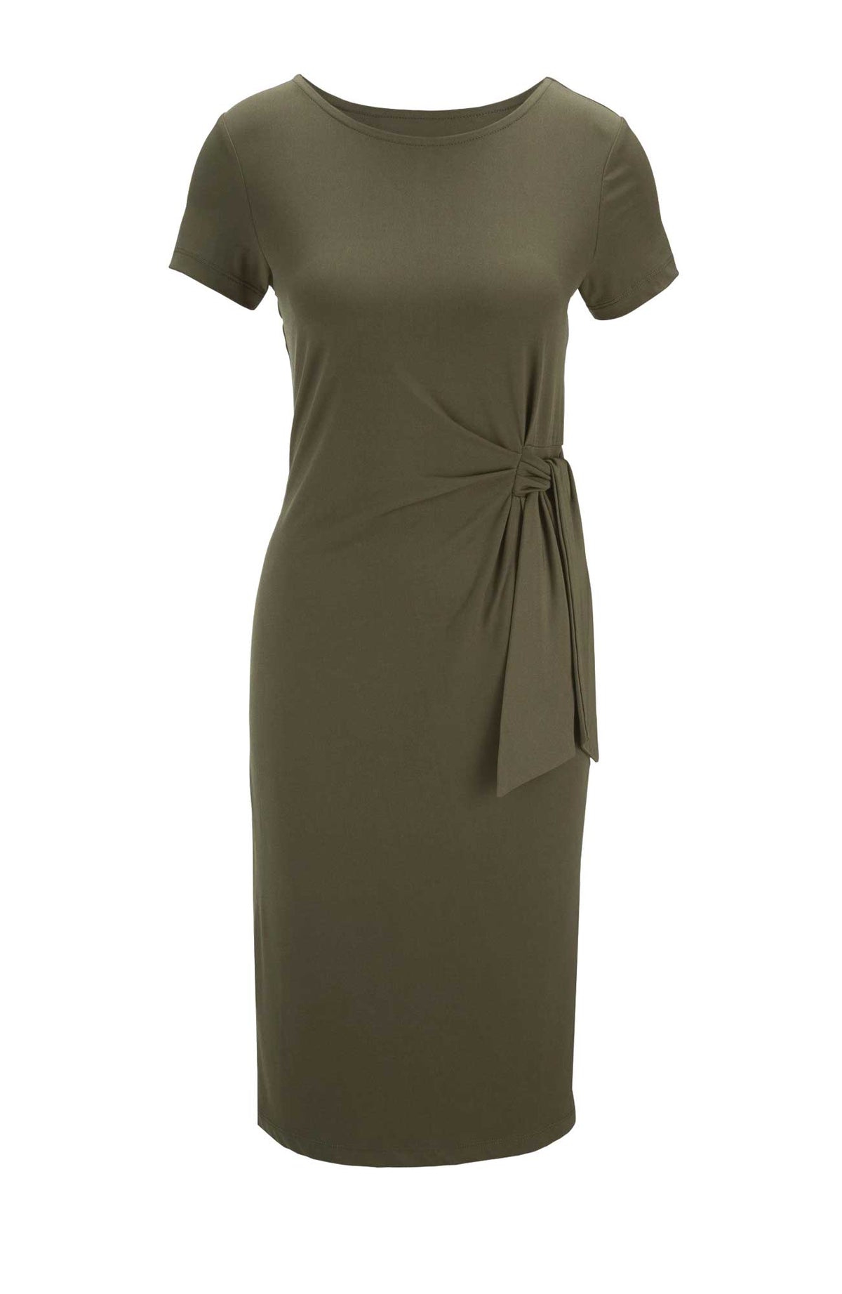 HEINE Damen Jerseykleid, khaki