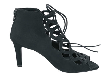 Heine Damen Sandalette, schwarz