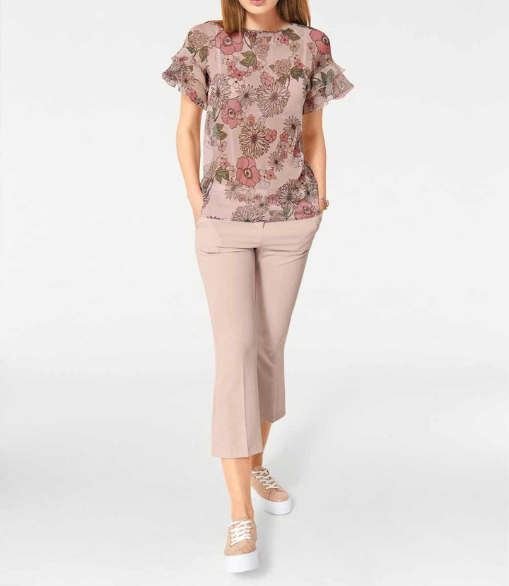 Rick Cardona Damen Designer-Druckbluse, bunt