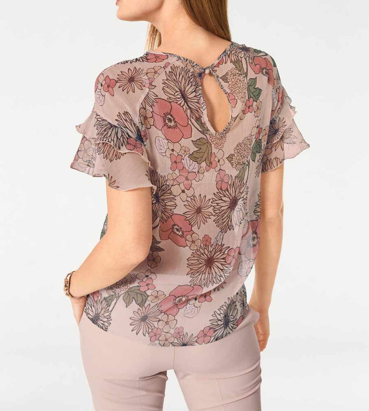 Rick Cardona Damen Designer-Druckbluse, bunt