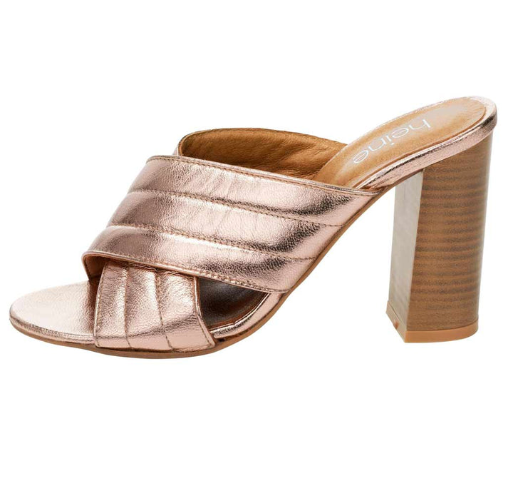 Heine Damen Pantolette, roségold