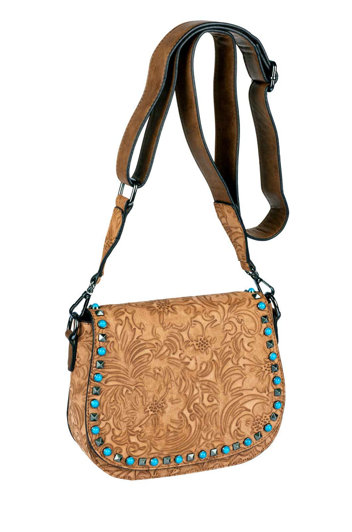 Louiz & Lou Damen Marken-Handtasche, camel