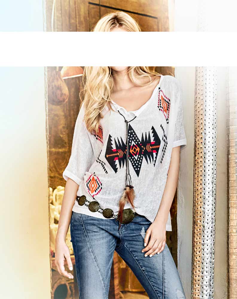 Rick Cardona Designer-Shirt, ecru-bunt