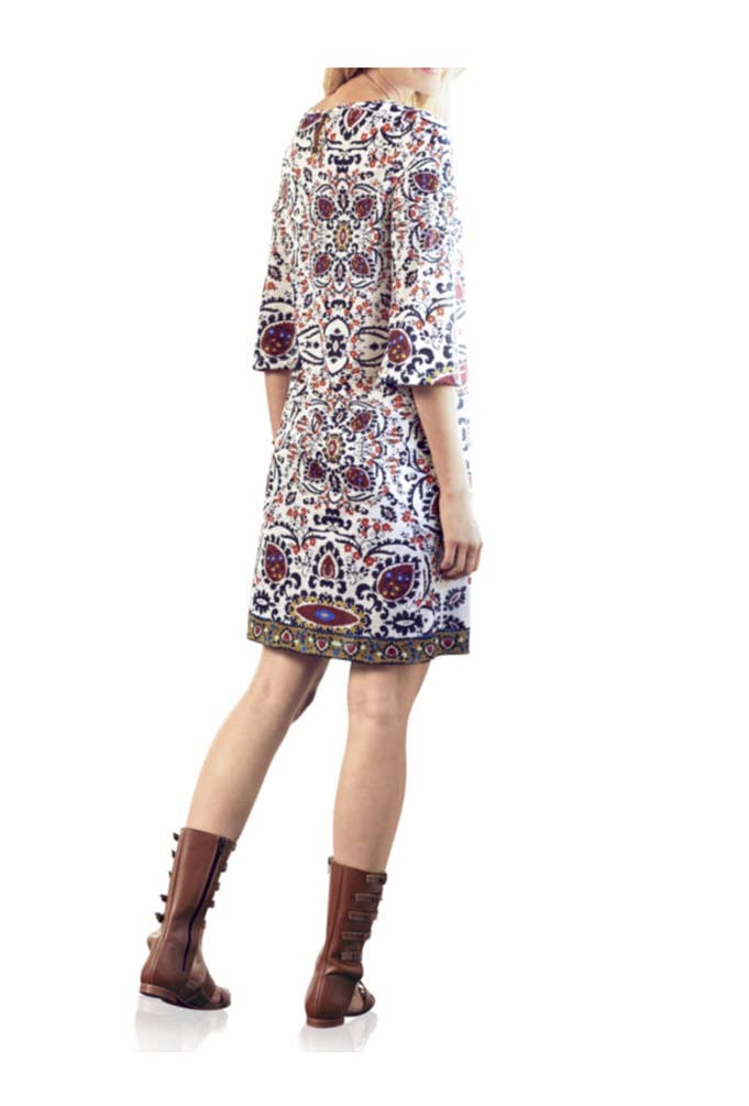 Heine - Best Connections Damen Druckkleid, bunt