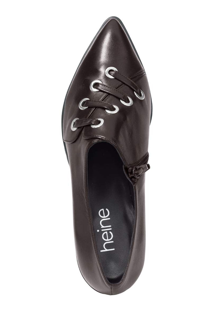 Heine Damen Slipper, braun