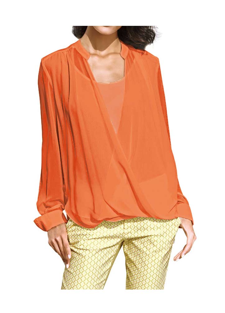 Travel Couture By Heine Damen Bluse, mandarin