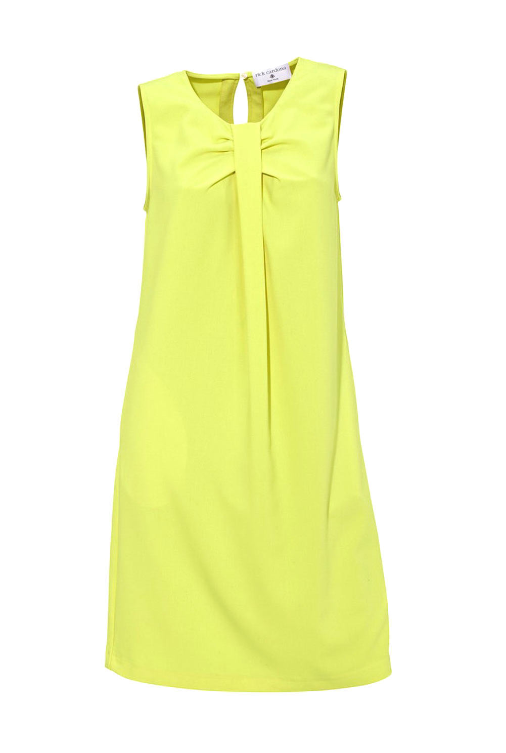 Rick Cardona Damen Designer-Etuikleid, limette