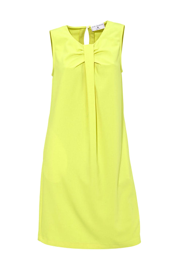 Rick Cardona Damen Designer-Etuikleid, limette