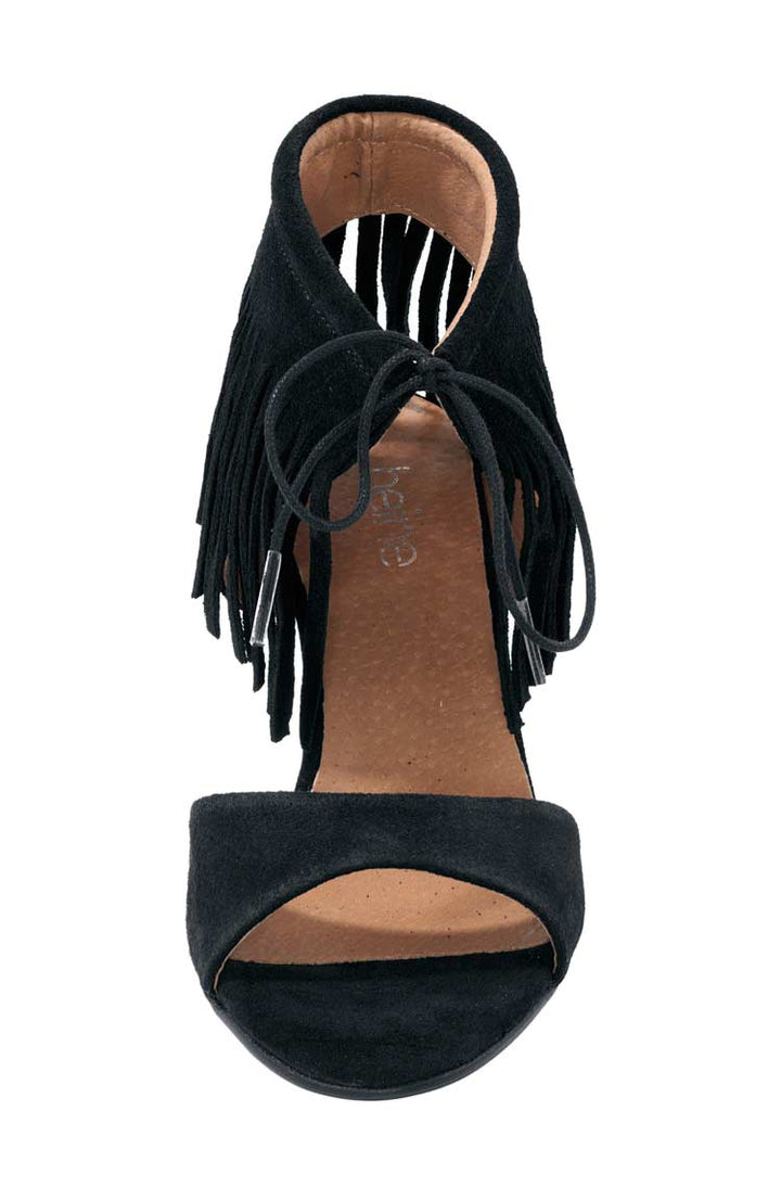 Heine Damen Sandalette, schwarz