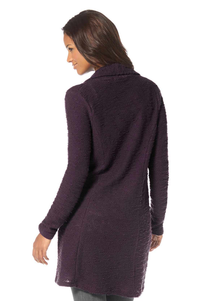 Boysens Damen Strickmantel, lila